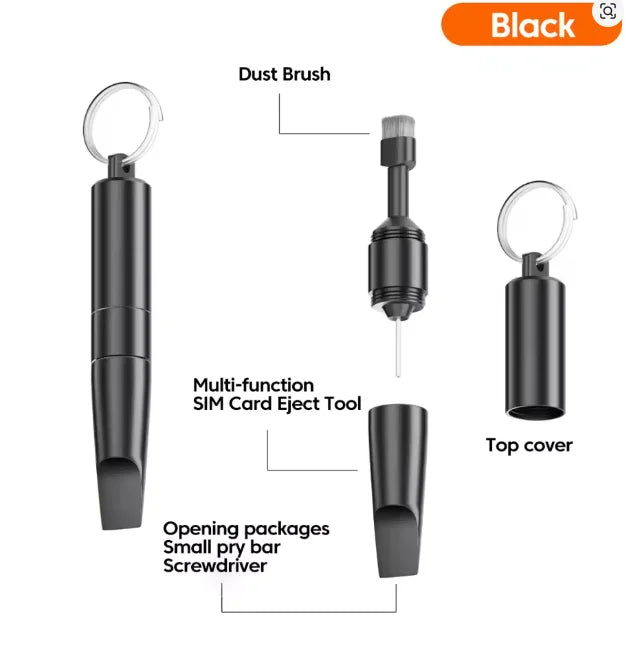 Outil de nettoyage C1 Tech et éjecteur de carte SIM Tactical Link — STEALTH-X