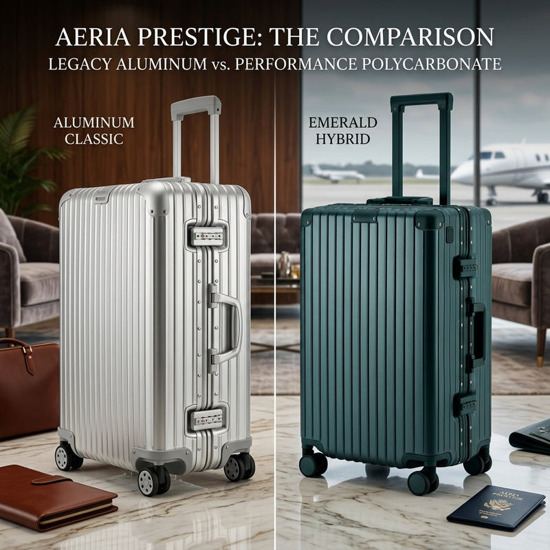 Aluminum vs. Polycarbonate Luggage: The Executive Guide to Long-Term Durability