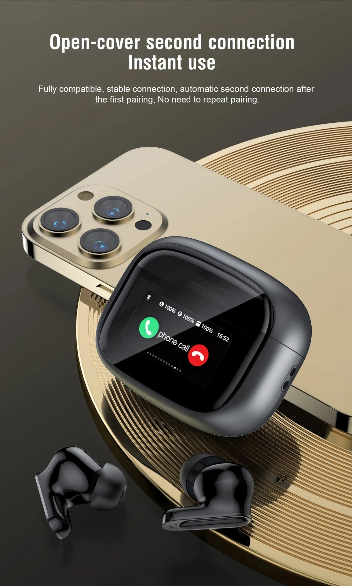 Smart Touch Wireless Earbuds – Mobility Edition